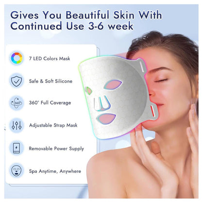 Mascara Facial Led Silicona