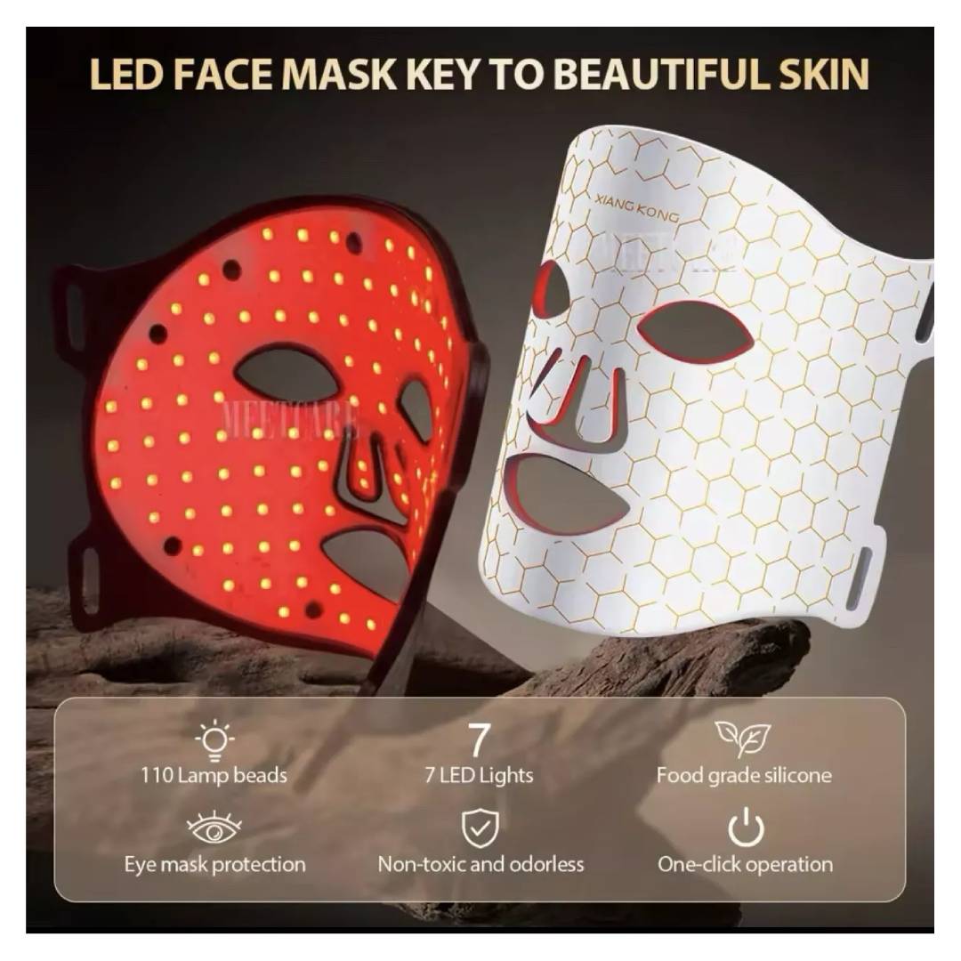 Mascara Facial Led Silicona