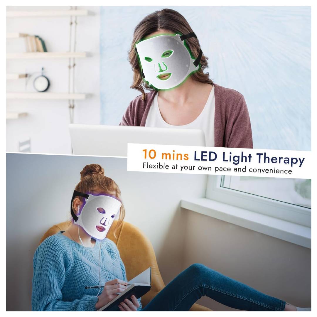 Mascara Facial Led Silicona