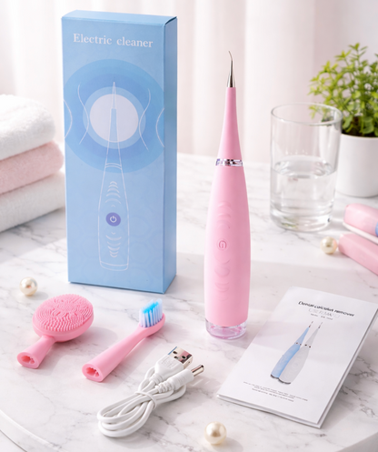 CEPILLO DENTAL ELECTRICO RECARGABLE + BLANQUEAMIENTO .