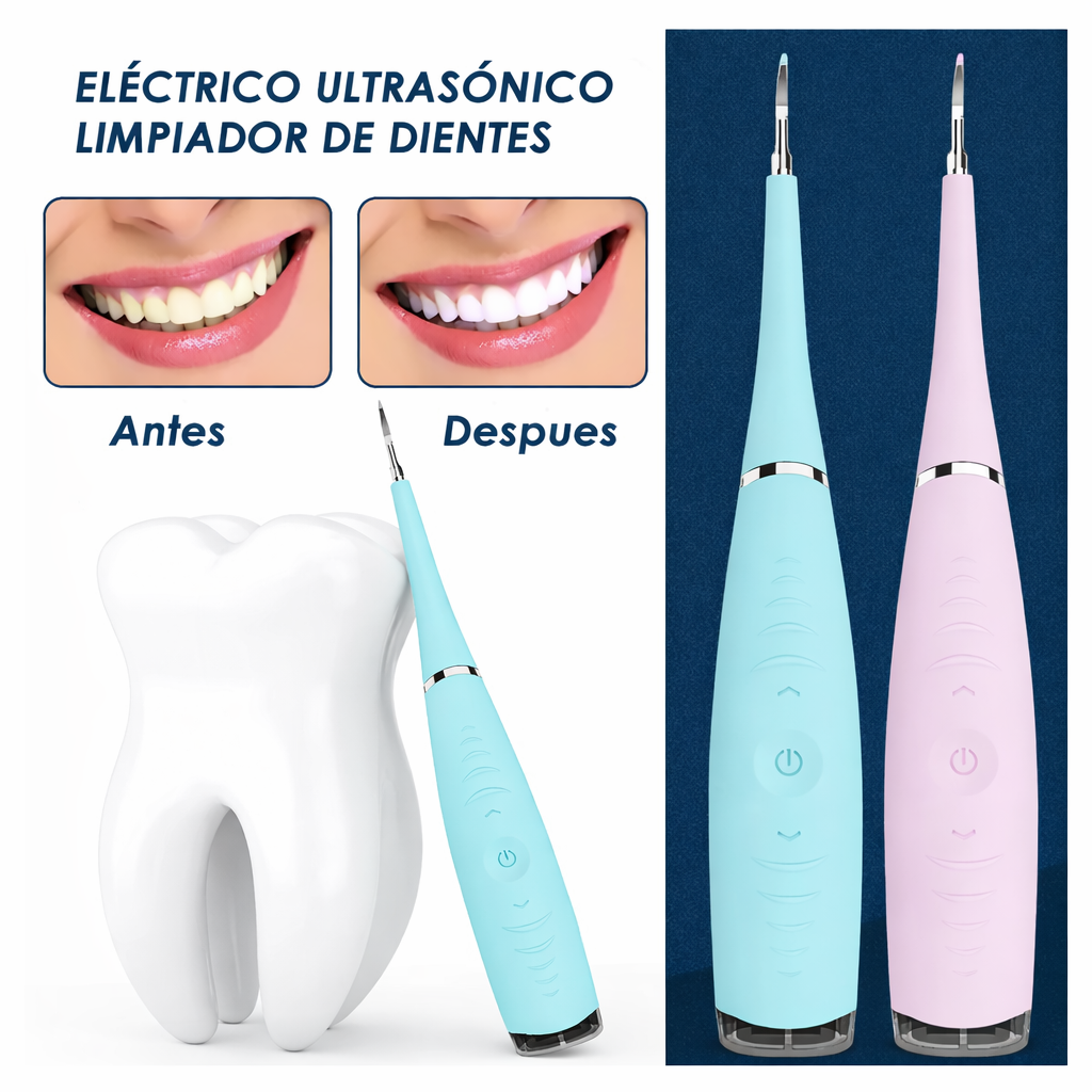 CEPILLO DENTAL ELECTRICO RECARGABLE + BLANQUEAMIENTO .